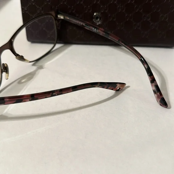 Gucci GG 4268 HPM 140 made in Italy eyeglass frames with folding case - Picture 8 of 11